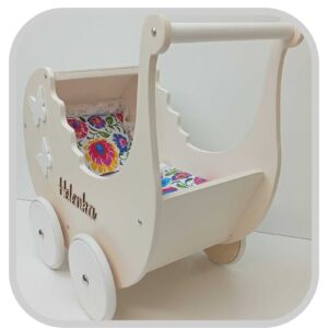 Wózek dla Lalek "Budkofalbana" komplet z pościelą