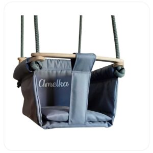 Huśtawka kubełkowa materiałowa