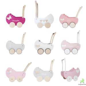 Drewniany wózek dla lalek - majsternia