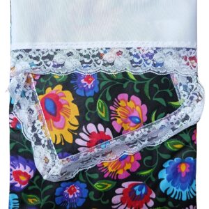 Pościel dla lalek do wózków. Wzór łowicki ciemny