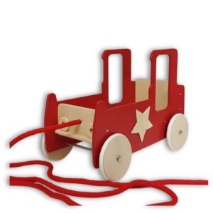 Wózek dla lalek i misi “Traktorek" z jednym okienkiem